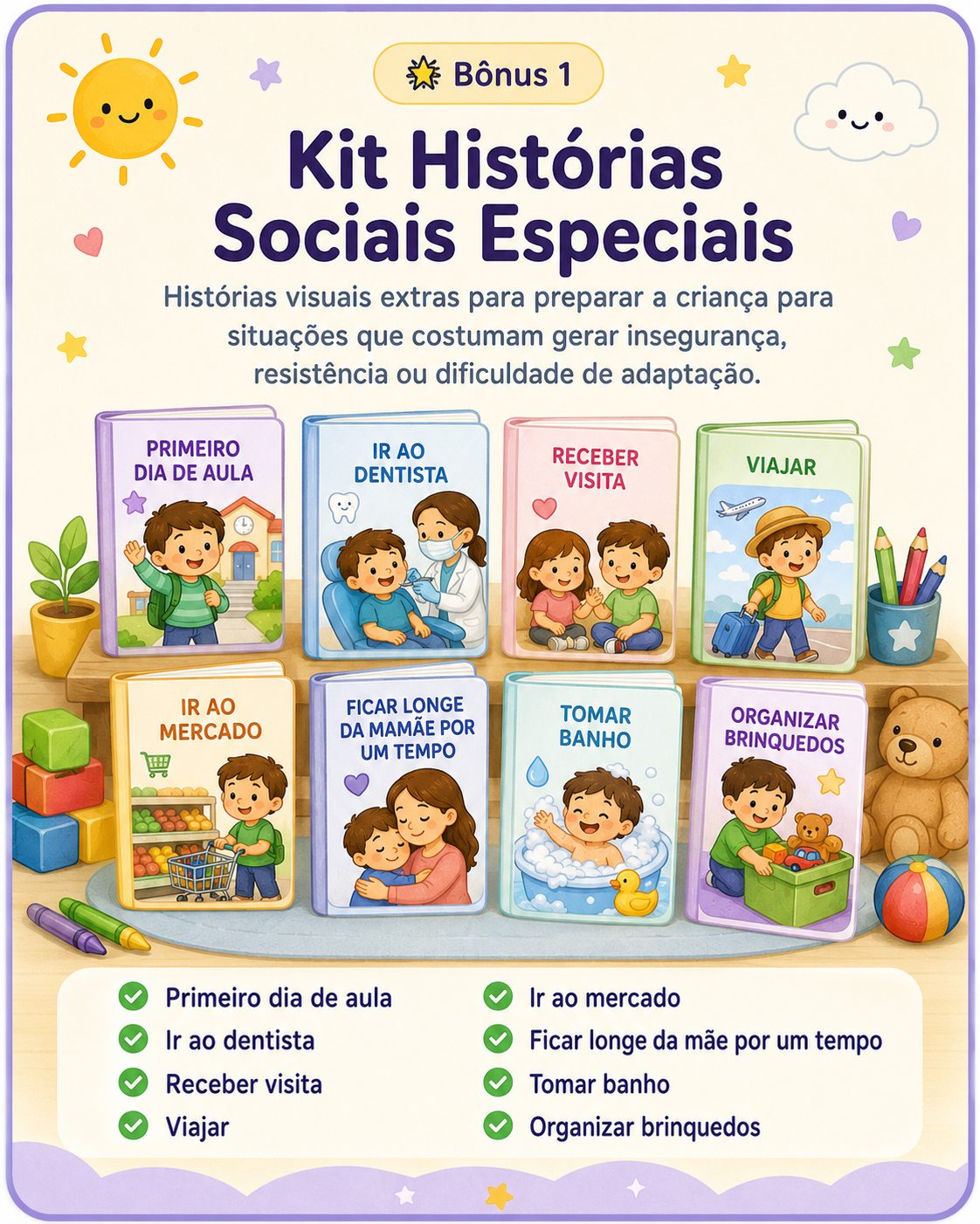 Kit Histórias Sociais Especiais