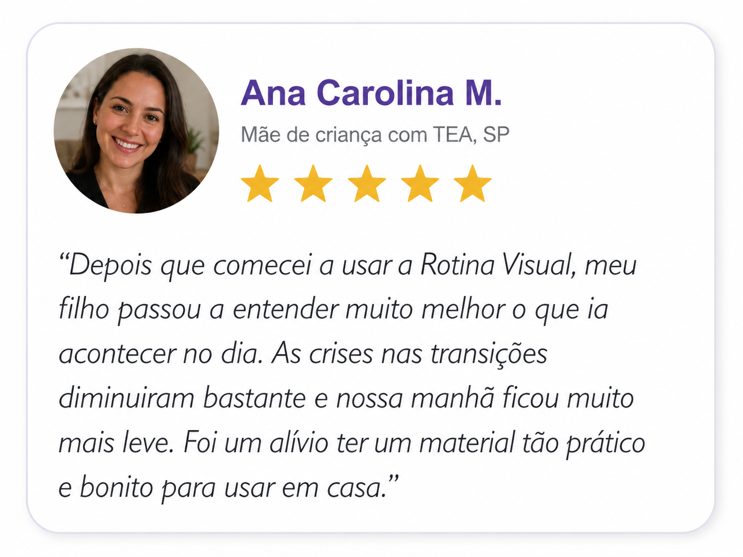 Prova social 1 – depoimento de cliente